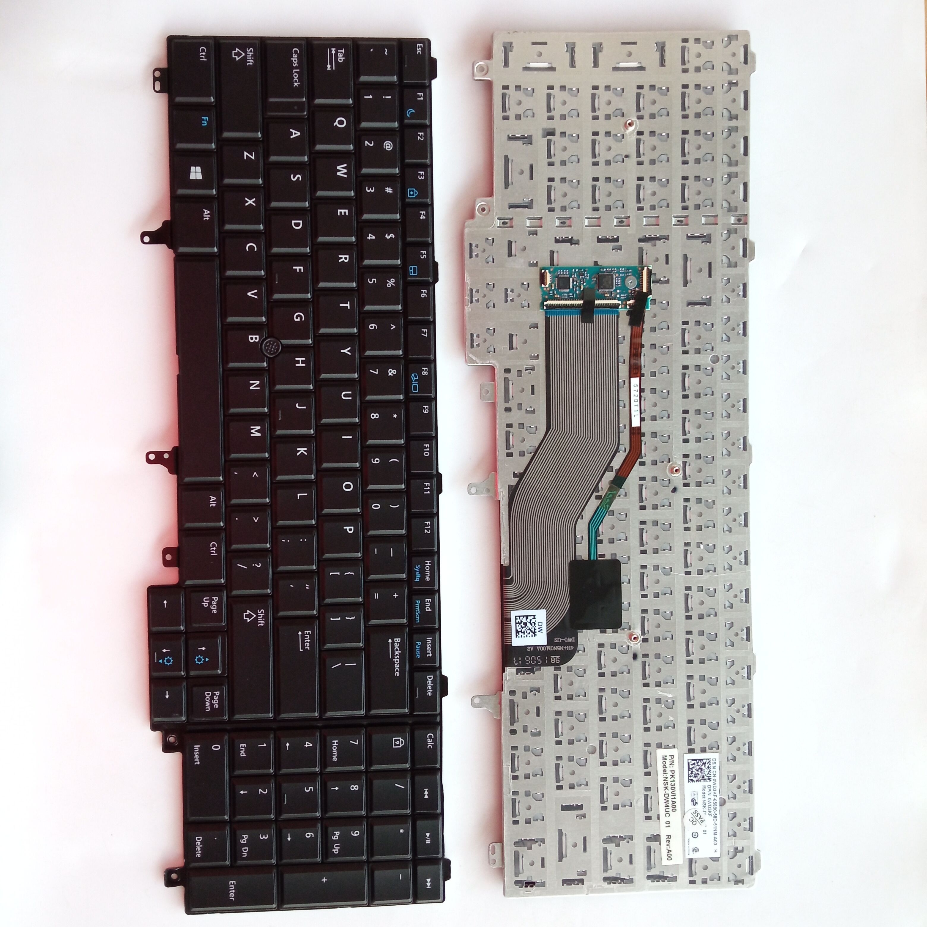 Picture of New Replacement Laptop Keyboard For DELL E6520/E5520 BLACK With Point US Layout